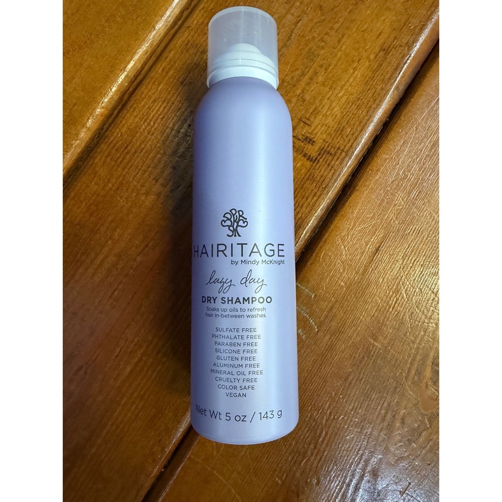 Heritage by Mindy McKnight Lazy Day Dry Shampoo 5oz Translucent Volumizing Spray